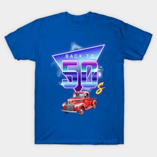 Back to 50s Car T-Shirt